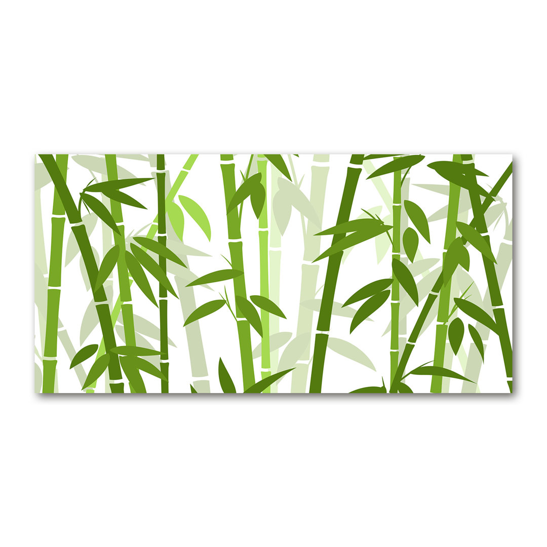 Glasbild Bamboo