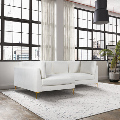 Upholstered L-Shaped Sectional Right Hand Facing