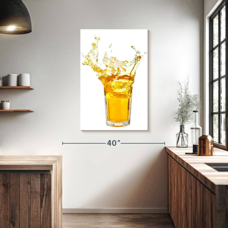 Yarlin Lemon Tea Splash, H 39 po x l 26 po