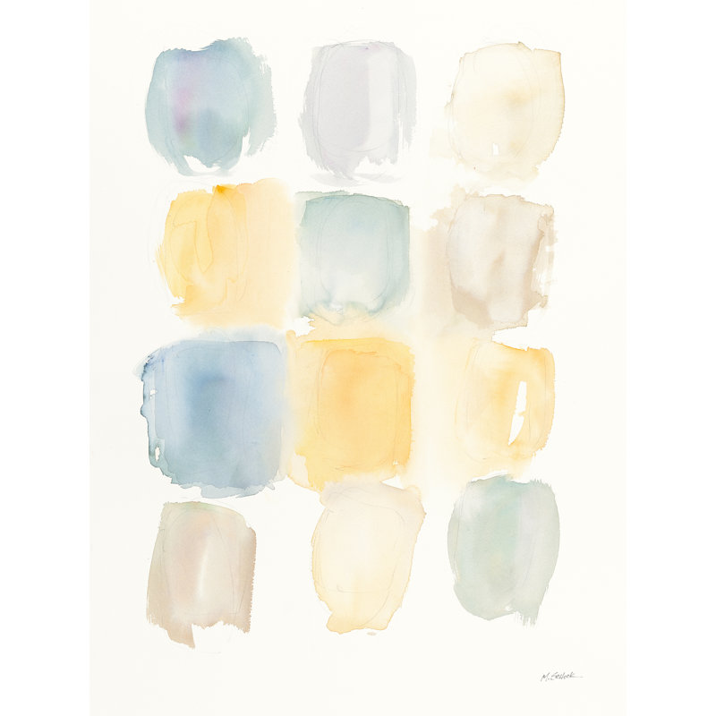 Cubes de couleur - Imprimé, Non, H 48 po x l 36 po x P 1,25 po, Toile tendue