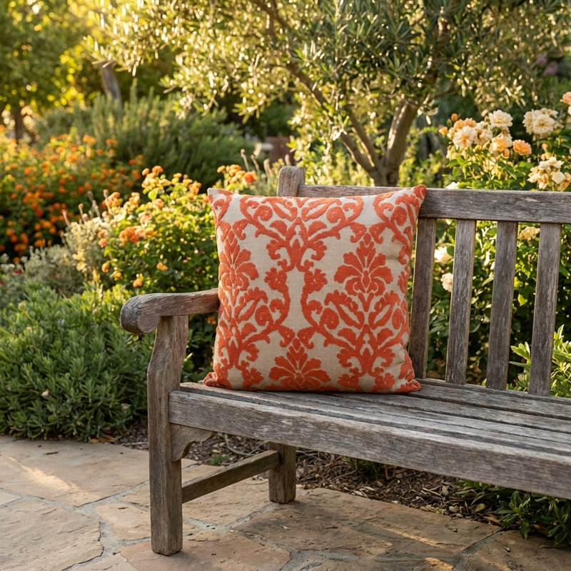 Coussin  Plutus Fire Ridge, 16 po x 1 po
