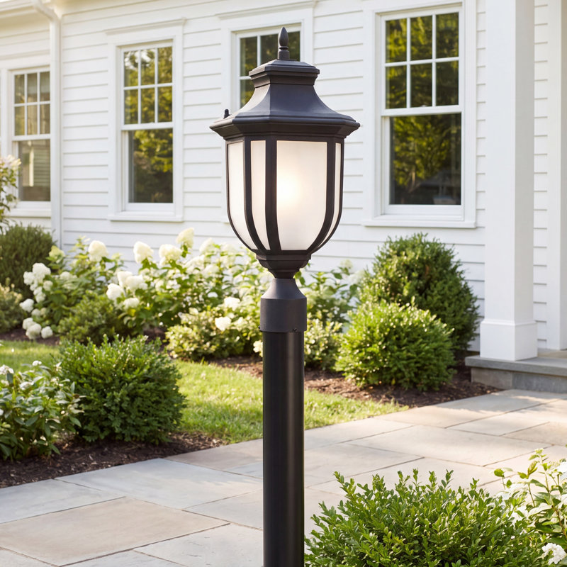 Frosted Lantern Head, Black, No