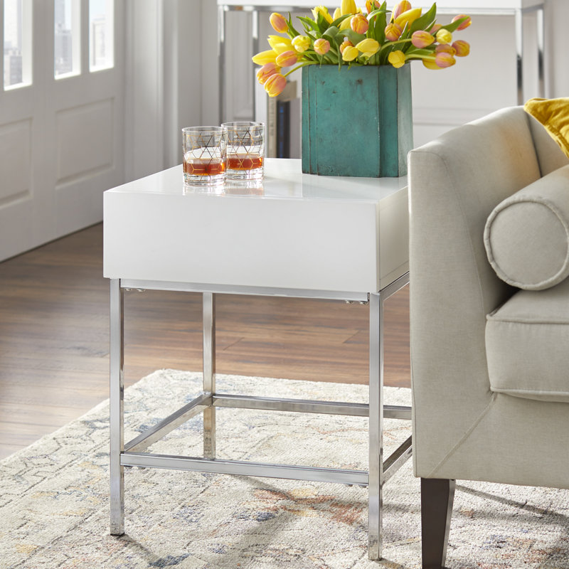 Woodway End Table with Storage