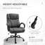 Fauteuil de bureau ergonomique 500Lbs