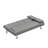 Sofa Bed With Armrest Two Holders WOOD FRAME, STAINLESS LEG-2078992196