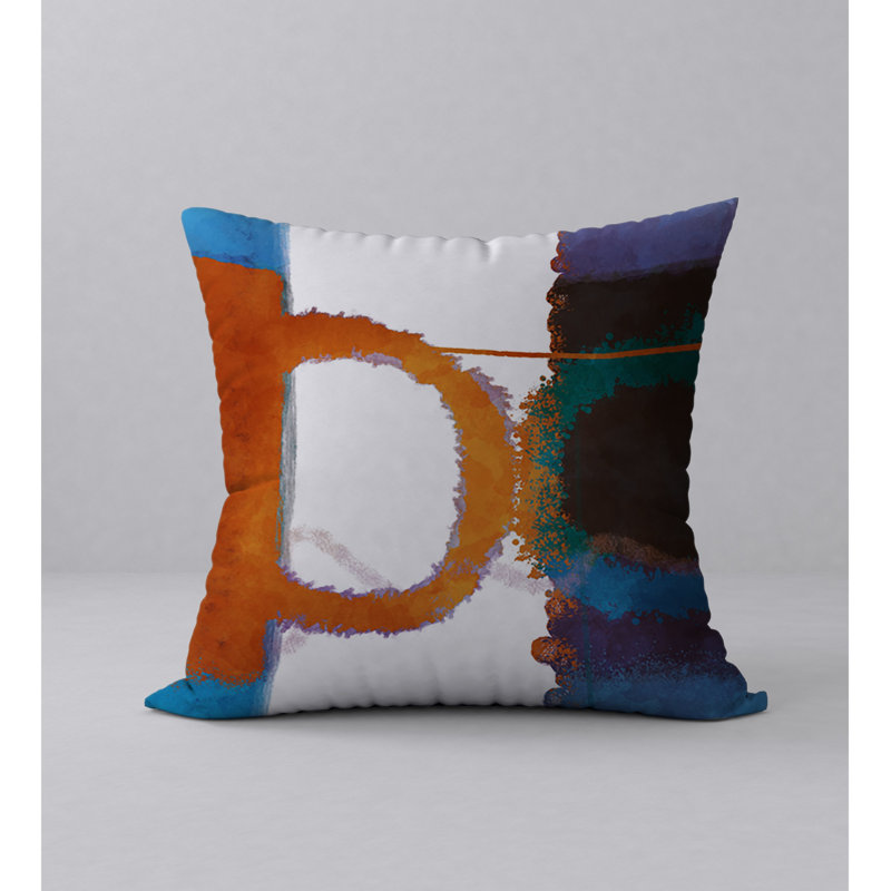 Housse de coussin et insert en forme de coussin carré Vanish, 24 po x 24 po