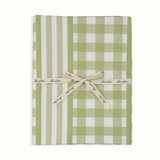 Green Gingham Tablecloth