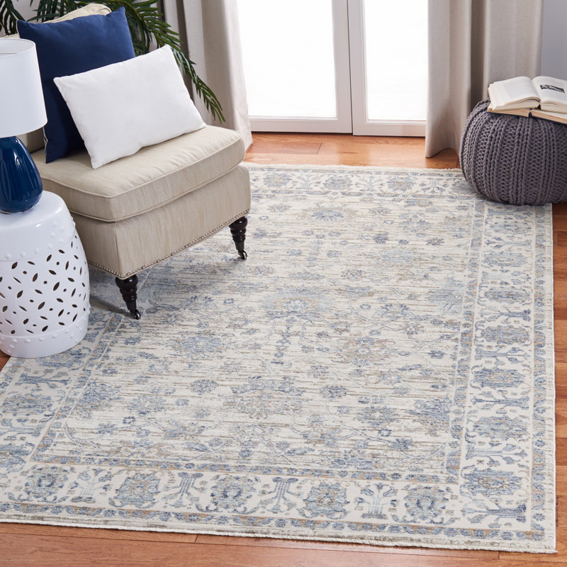Osyth Area Rug with Non-Slip Backing, Rectangle 5'3" x 7'7"
