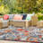 Atthia Abstract Splatter Modern Indoor Outdoor Patio Garden Runner or Area Rug-859140054