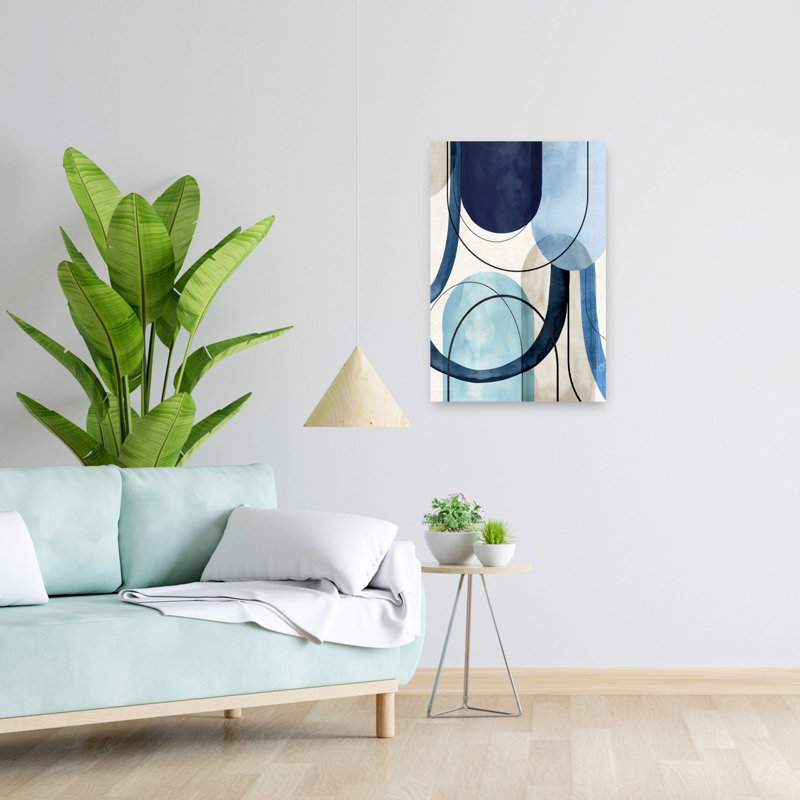 Arches de douceur harmonieuse II, art mural contemporain, H 24 po x l 16 po