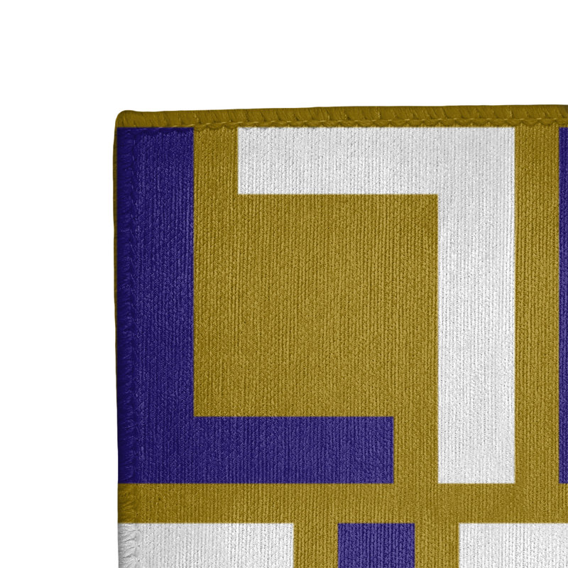 Geometric Indoor Rug, Rectangle 5' x 7'