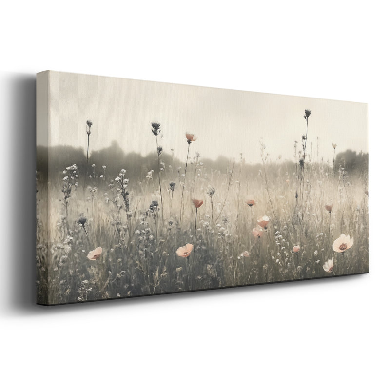 Botanical Series-CCXII- Toile tendue avec châssis - Prêt à accrocher, H 20 po x l 50 po