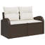 124cm Wide Patio Sofa with Cushions