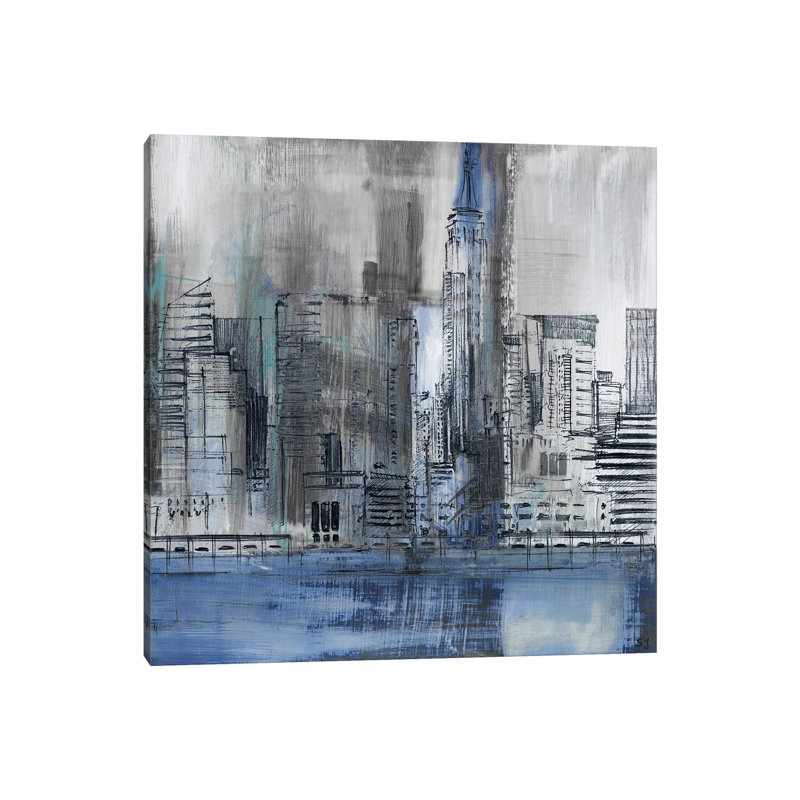 Empire State 1 Piece Wrapped Canvas Painting, 66.04 cm H x 66.04 cm W x 1.91 cm D