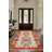 Larissa Collection Digital Print Cotton-Polyester Blend Rug – Rust Red-151788208