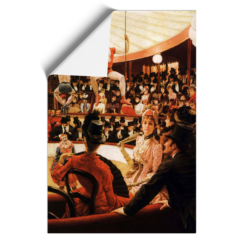 The Circus Lover by James Tissot - No Frame Painting, 59cm H x 42cm W x 0.1cm D