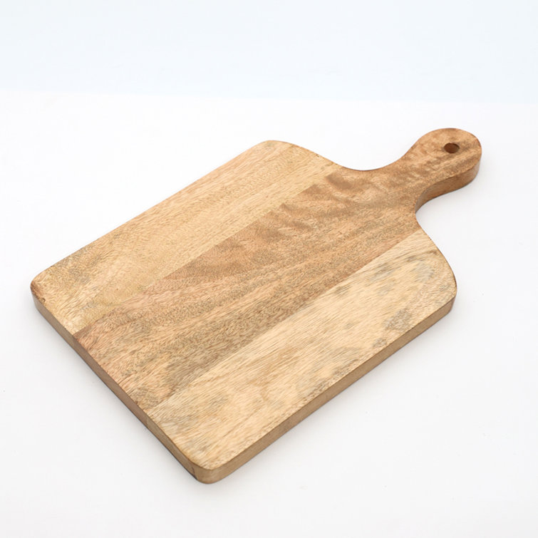 Handmade Wooden Cutting Board / Natural - Mango Wood / 16.5 x 9.5 x 0.75  (L x W x H)