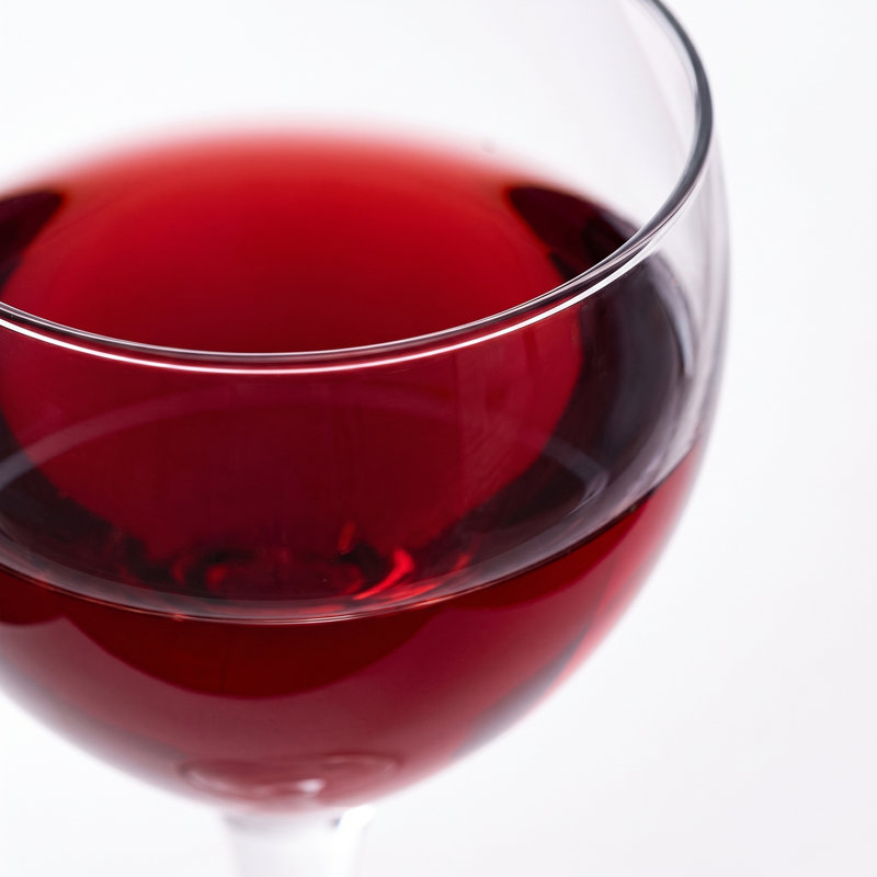 Grand ensemble de 6 verres à vin en verre rouge ambré 475 ml - Sans plomb moderne