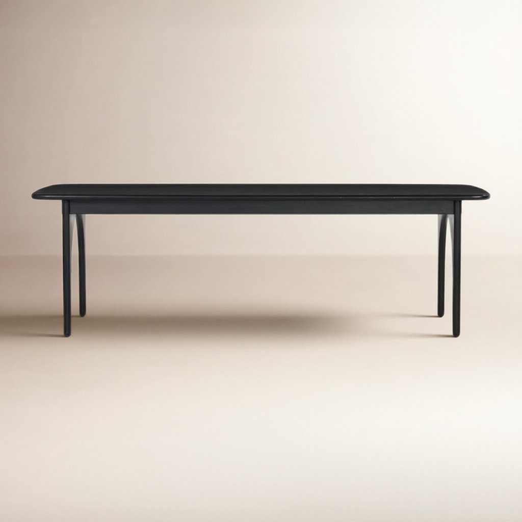 Umbria 96'' Dining Table, Charcoal