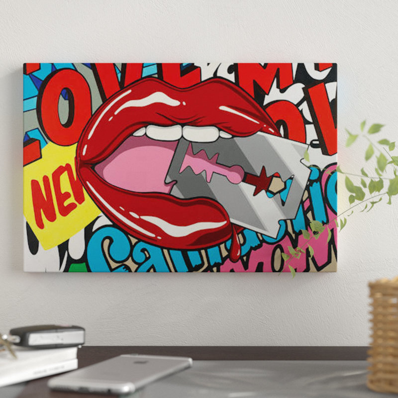 « odaxelagnia », reproduction sur toile, H 40 po x l 60 po x P 1,5 po