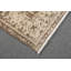 Chemin de table Oushak authentique turc antique en laine beige délavé pour les couloirs et les vestibules