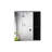 Medicine Cabinet With Mirror, Five Internal Shelves, Single Door -Black-1503205219