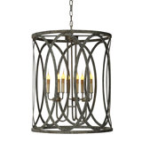 New Orleans 9 - Light Candle Style Drum Chandelier