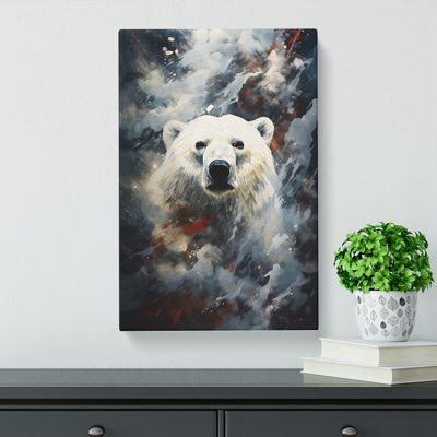 Polar Bear Symbolism - Wrapped Canvas Print