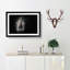 Rhino in the Shadows in Abstract - Picture Frame Graphic Art Print-55778384-55778385