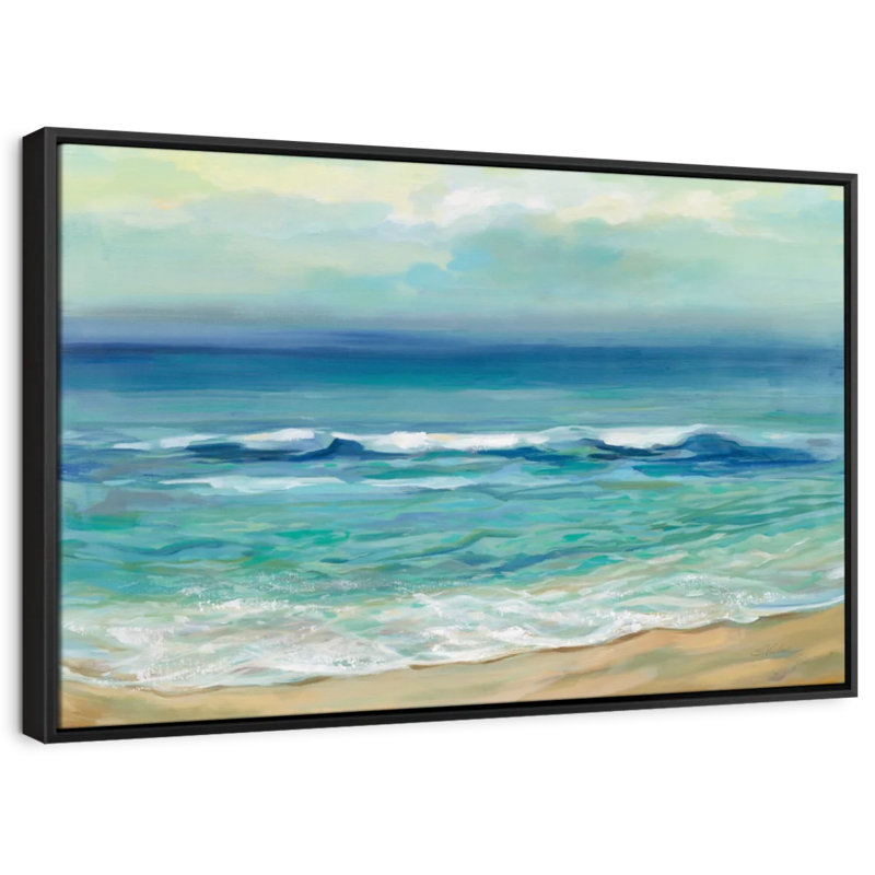 Plage «Serene Seaside Sunrise Wall Art», H 9 po x l 13 po