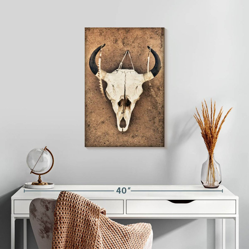 Kerner Cattle Skull, 24" H x 16" W