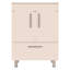 Meuble-lavabo simple avec armoire à deux portes et un tiroir - Plateau supérieur