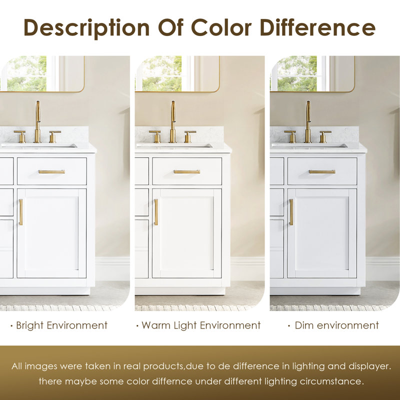 Meuble-lavabo double avec base en bois Gavino, Blanc