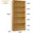 71" Tall Book Shelf, 5 Tier Large Bookshelf, Standing Wood Display Book Shelf For Living Room, Office, Library-766312538