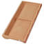 Novecento Cenefa Evoli 5.1" x 2.6" Glossy Ceramic Bullnose Tile Trim in White/Pink