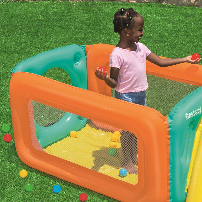 Colorful Inflatable Tunnel Ball Pit with Play Balls