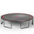 16FT Trampoline Pumpkin- Black Red
