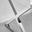 Romriell Gloss and Chrome Metal Bedside Table 1 Drawer Modern Minimalist Design