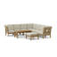 Natsepa Outdoor 9 - Piece Teak Conversation Set-903579900