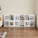 Adavia Single Stackable Bookcase with Acrylic Sliding Door