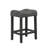 5 Piece Transitional Counter Dining Set, 36-inch Square Dining Table with 4 Tufted Counter Height Stools-1038724559-1038724553