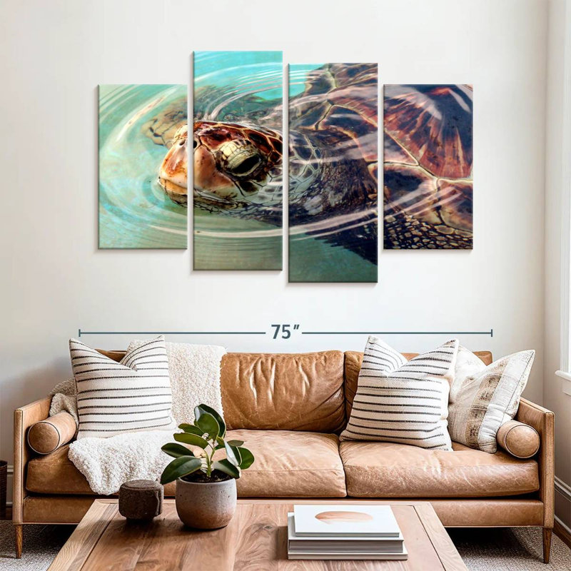 Brampt Peaking Turtle, 42" H x 68" W