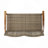 Hampton Wood With Wicker Loveseat