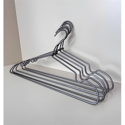 Luxe Heavy-Duty Aluminum Hangers - Non-Slip, Snag-Free & Space-Saving