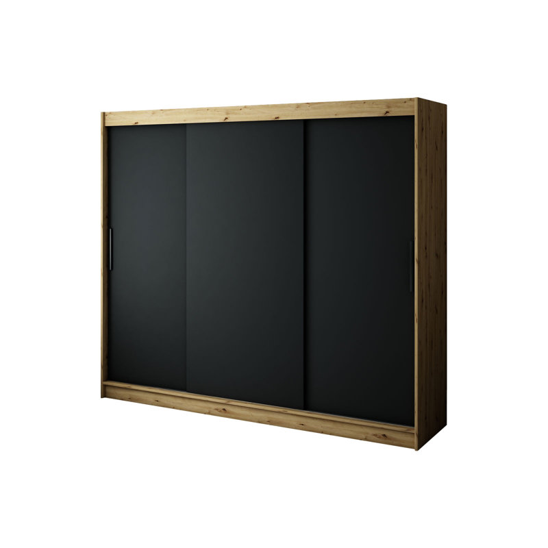 Weil 3 Door Manufactured Wood Wardrobe