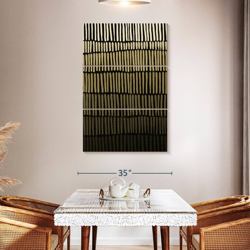 Avery Gradient Ethnic Lines, 50" H x 32" W