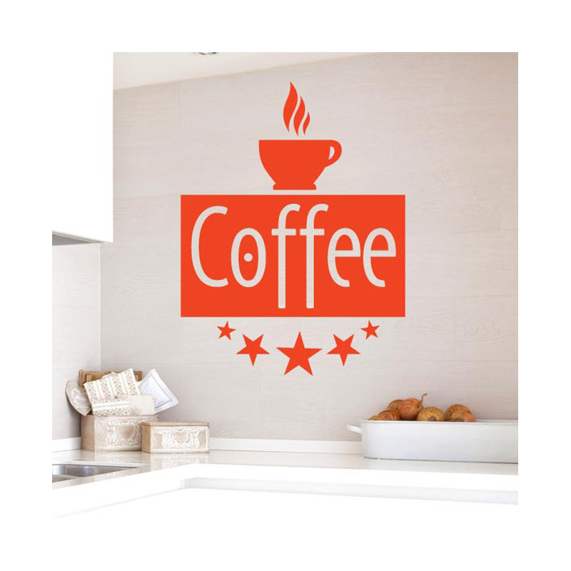 Wall Decal, Large, Orange