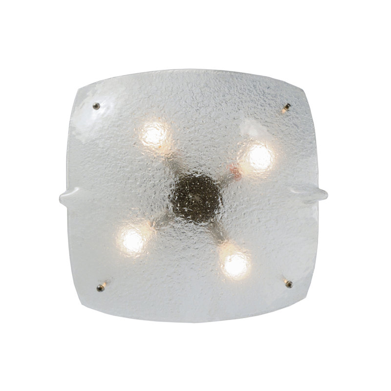 Metro Fusion 4 - Light Glass Chandelier, Clear