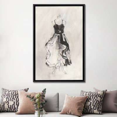 «Black Evening Gown II» par Ethan Harper - reproduction d'art