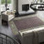 Wool Oriental Area Rug in Purple/Taupe